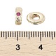 Латунные микро проложить кубического циркония бусы KK-K297-46KCG-2