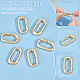 8 шт. латунные пружинные кольца-затворы FIND-UN0003-20G-4