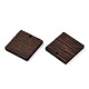 Подвески из натурального дерева венге WOOD-T023-79-3