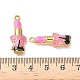 Подвески из нержавеющей стали 304 с эмалью STAS-I346-06G-02A-3