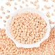 Непрозрачный стеклянный бисер с краской для выпечки SEED-T008-02C-2