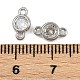 Латунные подвески из прозрачного кубического циркония KK-H078-08P-3