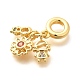 Латунные кубические цирконии мальчик KK-U048-22G-2