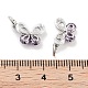 Латунные микро проложить кубического циркония подвески KK-P271-03P-B-3