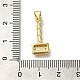Стойки обшивки латунь микро проложить Циркон подвеску KK-Z086-66G-04-3