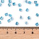 6/0 прозрачный внутри цветной стеклянный бисер SEED-N006-003D-4