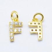 Латунь микро проложит класс Aaa кубического циркония подвески ZIRC-P067-11G-F-NR