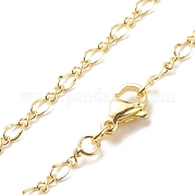 Женское колье из латуни figaro NJEW-P265-02A-G