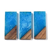 Подвески из смолы и дерева WOOD-F015-09C