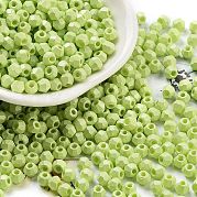 Выпечка краска стеклянные бусины SEED-A032-02F