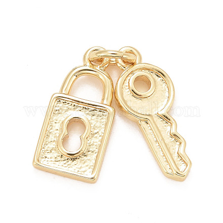 Кулоны из экологически чистой латуни KK-M225-16G-1