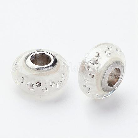 Европейские бусины из нержавеющей стали 304 из смолы RPDL-G001-B13-1