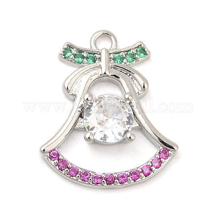 Подвески из кубического циркония с покрытием из латуни KK-R150-11P-1