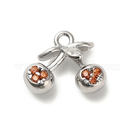 Латунные микро проложить кубического циркония подвески KK-L229-001P-02-1