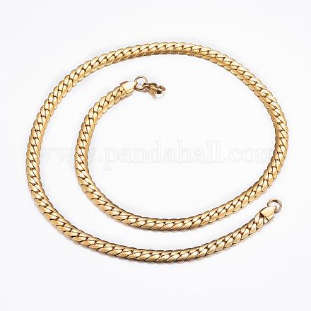 Цепочки из нержавеющей стали 304 NJEW-H445-25G-1