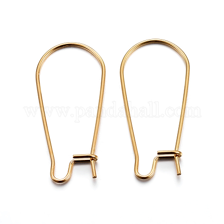 Фурнитура для сережек-колец из нержавеющей стали 304 STAS-P223-01G-05-1