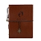 PU Leather Notebook, with Paper Inside, for School Office Supplies, Footprint, 215x170mm