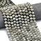 Natural Labradorite Beads Strands, Faceted, Rondelle, with Seed Beads, 8.5~10x5.5~6.5mm, Hole: 1mm, about 43~45pcs/strand, 15.35''(39cm)