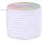 Elastic Fibre Core Spun Elastic Cord, Round, White, 2mm