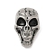 304 Stainless Steel Beads, Skull, Antique Silver, 17x10.5x9mm, Hole: 1.4mm