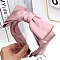 Cloth Bowknot Hair Bands for Women Girls, Pink, 170mm