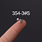 316L Stainless Steel Cartilage Earrings, Stainless Steel Color, Bees, 6mm, Pin: 1.2mm