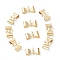 304 Stainless Steel Links Connectors, Bowknot, Golden, 11.5x7.5x3mm, Hole: 1mm