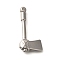 Anti-Tarnish 304 Stainless Steel Pendants, Axe Charm, Stainless Steel Color, 37x19x6.8mm, Hole: 2.1mm