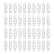 UNICRAFTALE 50Pcs S Clasp Stainless Steel S-Hook Clasps with 100pcs Jump Rings 4.6mm Hole Small S Hook Clasps Connectors Metal Hook Accessories for DIY Necklace Bracelet Jewelry Making