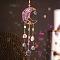 Natural Amethyst Pendant Decorations, Glass Sun Catchers, Ball Prism for Chandelier Ceiling, Tree of Life, Packaging: 90x90x90mm