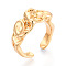 Brass Cup Peg Ring Settings, Adjustable Ring Settings for Half Drilled Beads, Cadmium Free & Nickel Free & Lead Free, Real 18K Gold Plated, 9.5mm, Adjustable, Pin: 0.5~0.8mm