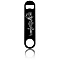 CREATCABIN Skull Flat Bottle Opener June Rose Speed Metal Opener Heavy Duty Bottle Opener Stainless Steel Key for Beer Bartender Pub Bar Drinks Kitchen Restaurant Party Man Women Black 1.6x7Inch