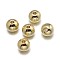 Brass Beads, Lead Free & Nickel Free & Cadmium Free, Solid Round, Real 18K Gold Plated, 8mm, Hole: 1.6mm