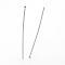 Tarnish Resistant 304 Stainless Steel Flat Head Pins, Stainless Steel Color, 40x0.8mm, Head: 1.8mm
