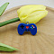 Resin Pendants, with Platinum Plated Iron Loops, Game Controller Charm, Dark Blue, 20x26mm