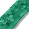 Natural Dyed White Jade Beads Strands, Cube, Sea Green, 6.5x6.5x6.5mm, Hole: 1.2mm, about 60pcs/strand, 15.16''(38.5cm)