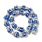 Handmade Lampwork Beads, Octopus, Royal Blue, 420~432mm, about 20pcs/strand