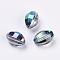 Imitation Austrian Crystal Beads, Grade AAA, K9 Glass, Faceted, Oval, Colorful, 8x11mm, Hole: 0.9~1mm