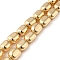 Electroplated Synthetic Non-magnetic Hematite Beads Strands, Oval, Light Gold Plated, 9.5x8x6mm, Hole: 0.9mm, about 42pcs/strand, 16.14''(41cm)