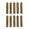 Metal Tags, Brass Stamping Blank Tag Pendants, Rectangle, Antique Bronze, 41x7x0.5mm, Hole: 1mm
