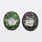 Oval Natural Ruby in Zoisite Cabochons, 40x30x7mm