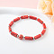 Natural Imperial Jasper Stretch Bracelet, 7-1/8 inch(18cm)