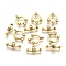Tibetan Style Toggle Clasps, Ring, Cadmium Free & Nickel Free & Lead Free, Antique Golden, 20x14.3x2mm, Hole: 2mm