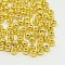 Tibetan Style Alloy Beads, Lead Free & Cadmium Free, Round, Golden, 6x6x5mm, Hole: 1.5mm