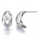 Серьги-кольца из латуни KK-N232-110P-NF-3