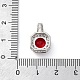 Латунные микро проложить кубического циркония подвески KK-Q047-01C-3
