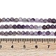Природный аметист нитей бисера G-RM2025-B38-3mm-5