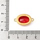 Овальные подвески-подвески из нержавеющей стали 304 с кубическим цирконием STAS-P380-78G-01-3