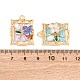 Подвески из эмали и сплава FIND-M060-05G-3
