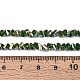 Гальванические непрозрачные стеклянные бусины GLAA-N022-4mm-17-2